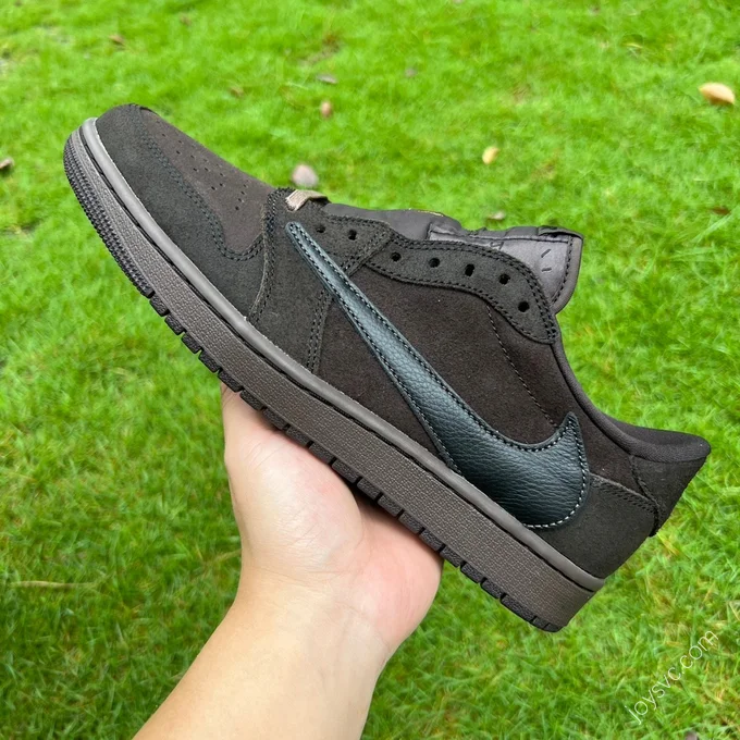 Travis Scott x Air Jordan 1 Low Black Brown 2.0 T1