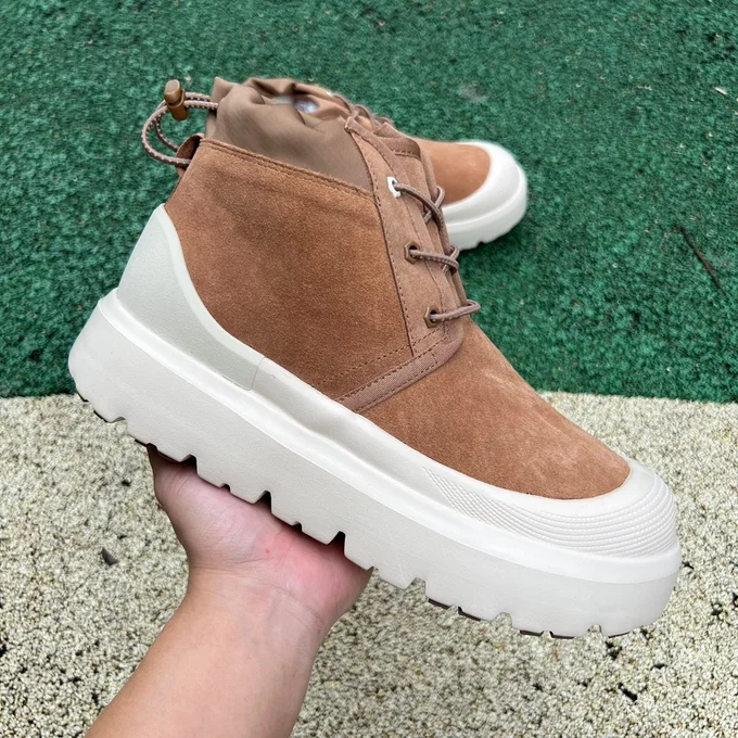 UGG Neumel Weather Hybrid Brown White Mid-Top