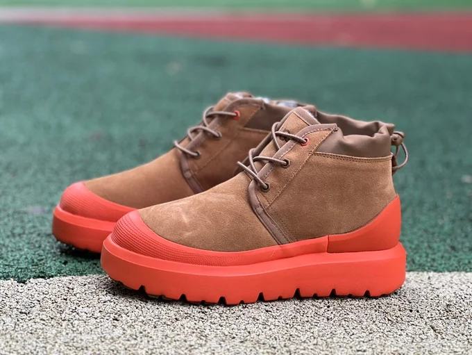 UGG Neumel Weather Hybrid Brown Orange Mid-Top