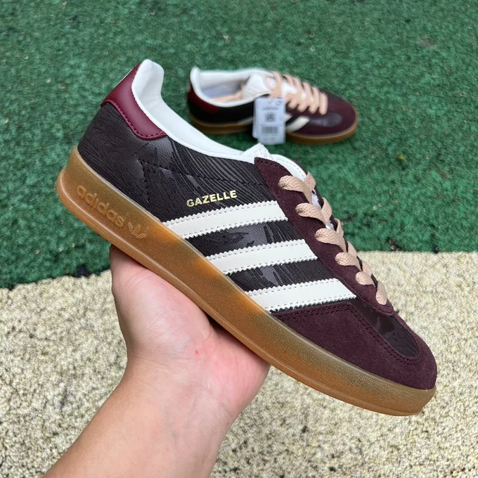 Adidas Gazelle Indoor Brown Red JP5671