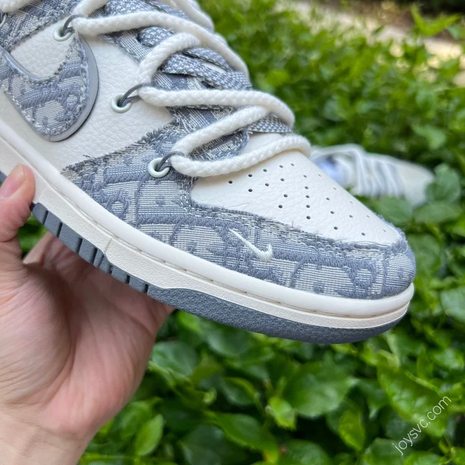 Nike Dunk Low x Dior White Grey SJ2068-285