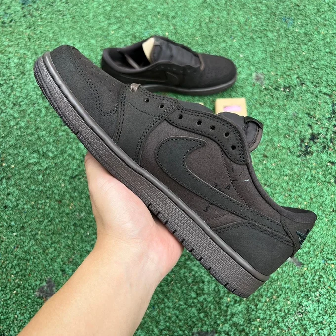 Travis Scott x Air Jordan 1 Low Black Mocha LJR DM7866-202