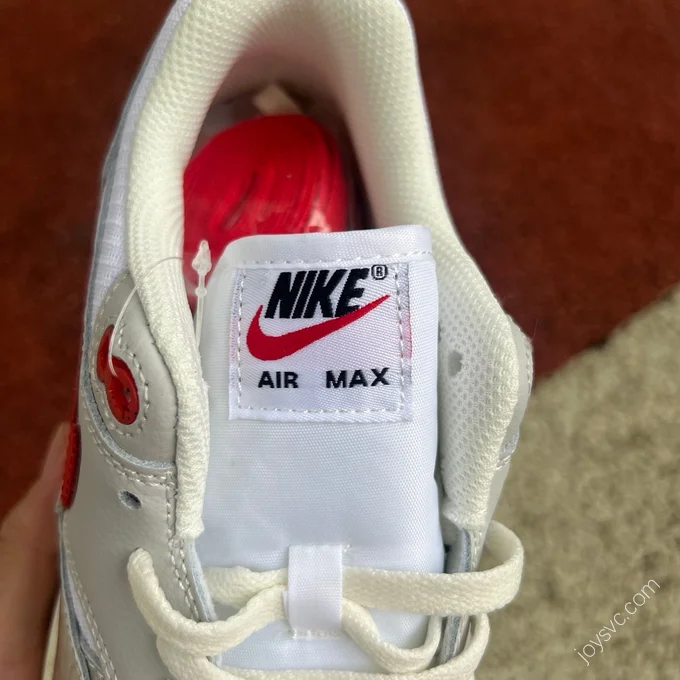 Nike Air Max 1 Premium White Red HF7746-100