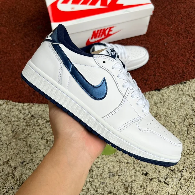 Air Jordan 1 Low 85 White Blue FB9933-141