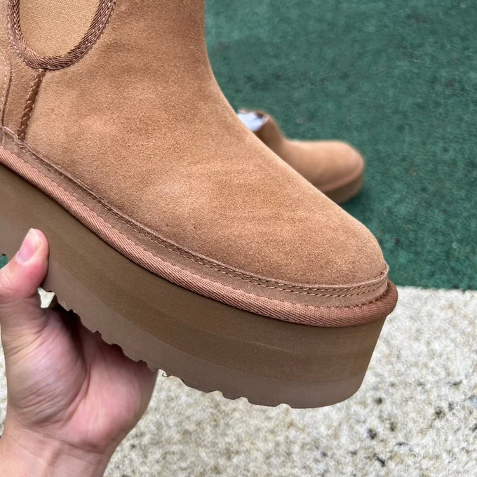 UGG Brown Platform High-Top