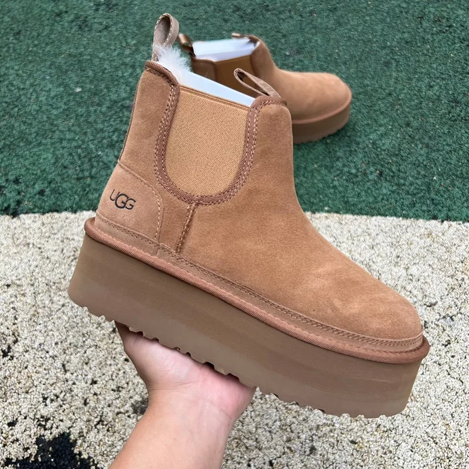 UGG Brown Platform High-Top