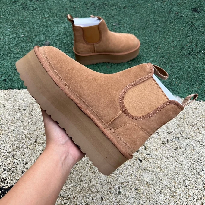 UGG Brown Platform High-Top