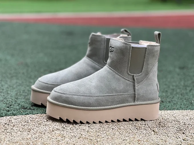 UGG Grey Platform High-Top