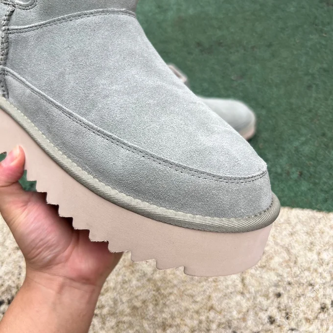 UGG Grey Platform High-Top