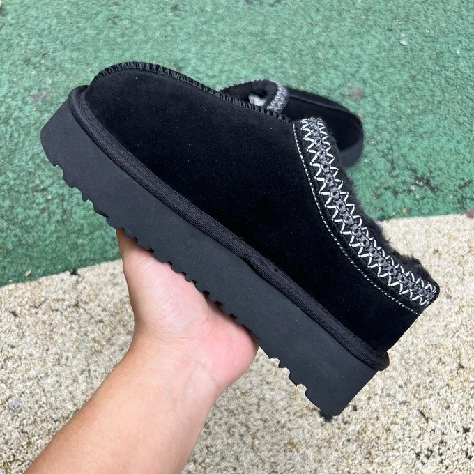 UGG Black Platform Low-Top