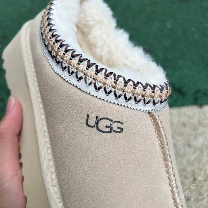 UGG Beige Platform Low-Top