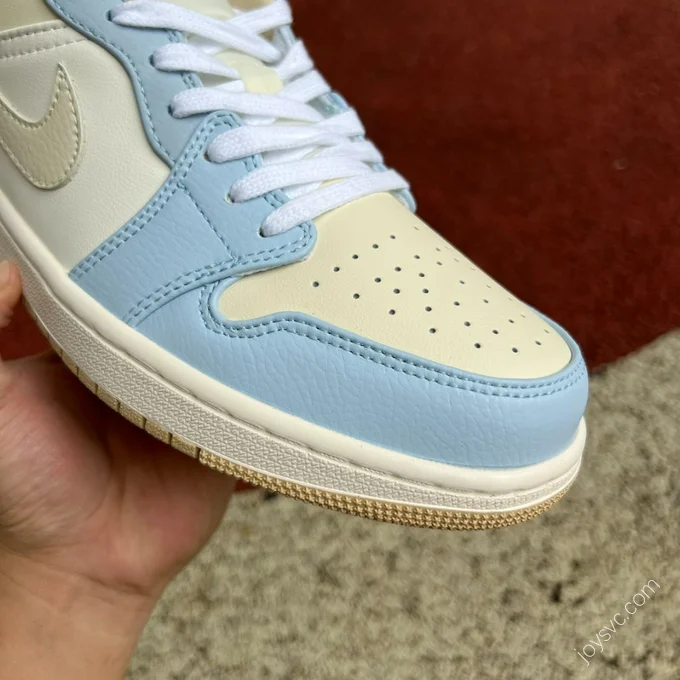 Air Jordan 1 Low Beige Blue HQ4186-111