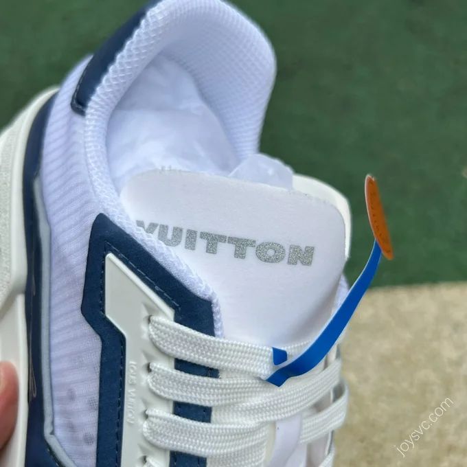 LOUIS VUITTON Trainer White Blue