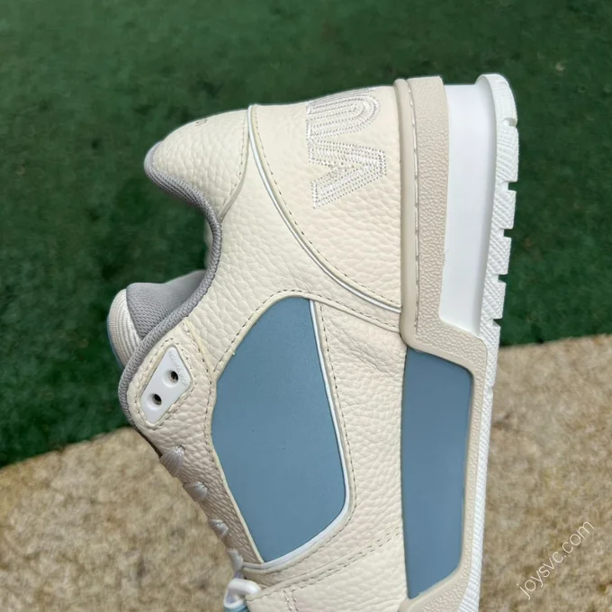 LOUIS VUITTON Trainer Beige Blue