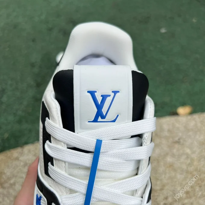 LOUIS VUITTON Trainer Black White Blue