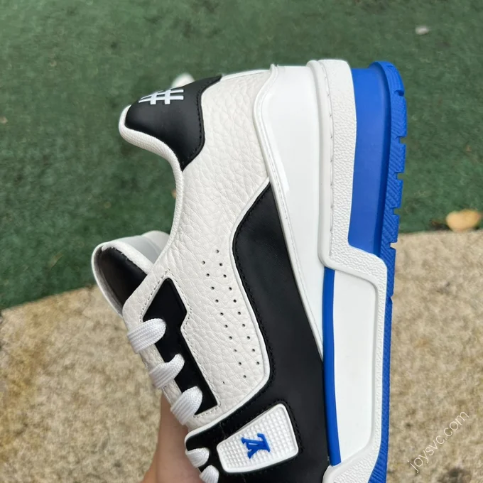 LOUIS VUITTON Trainer Black White Blue