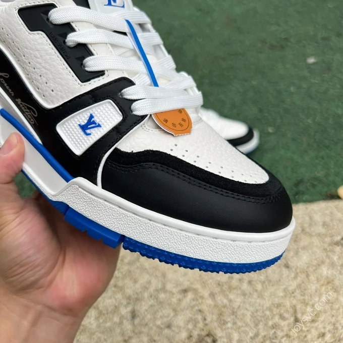 LOUIS VUITTON Trainer Black White Blue