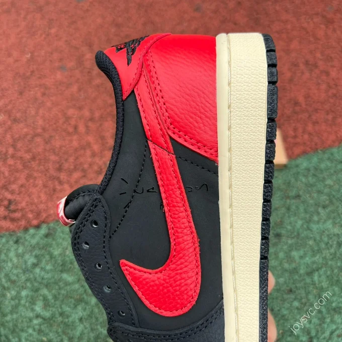 Travis Scott x Air Jordan 1 Low Black Red DM7866-061