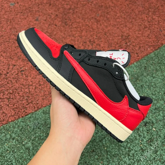 Travis Scott x Air Jordan 1 Low Black Red DM7866-061