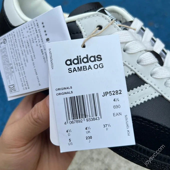 Adidas Samba OG Black White JP5282