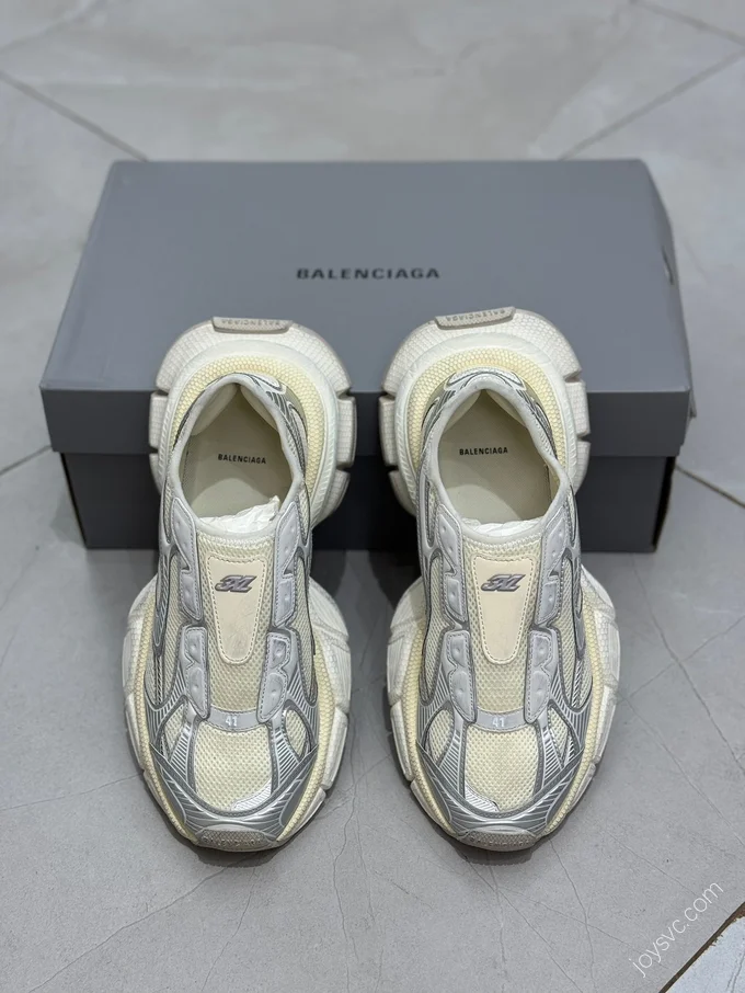 Balenciaga 3XL White Gold Slip-On