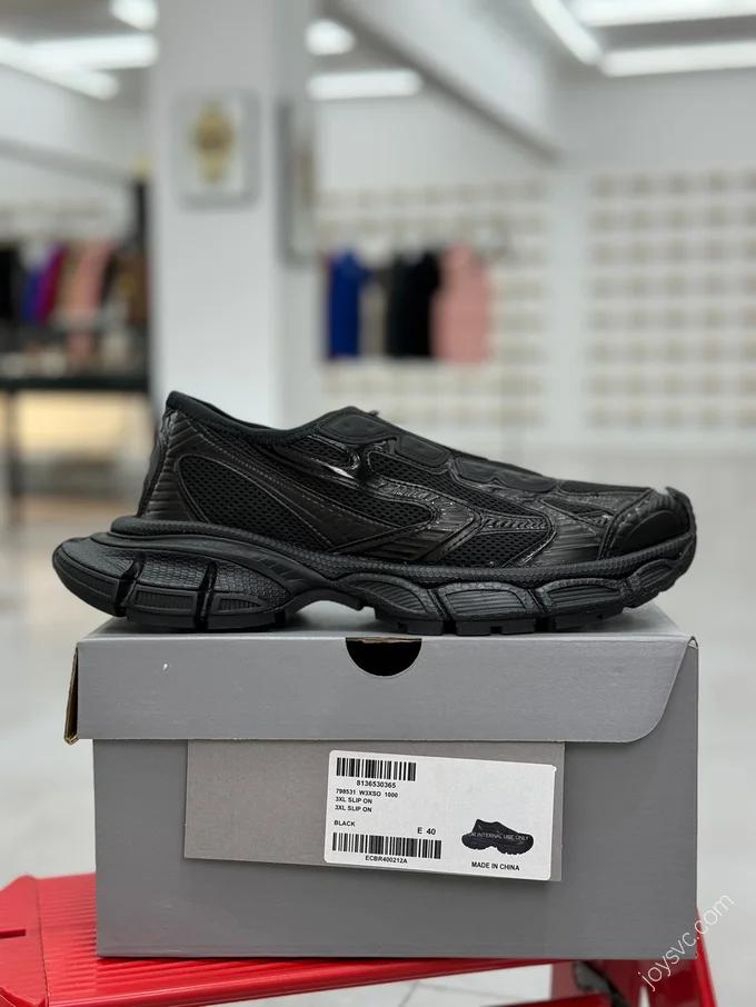 Balenciaga 3XL Black Slip-On