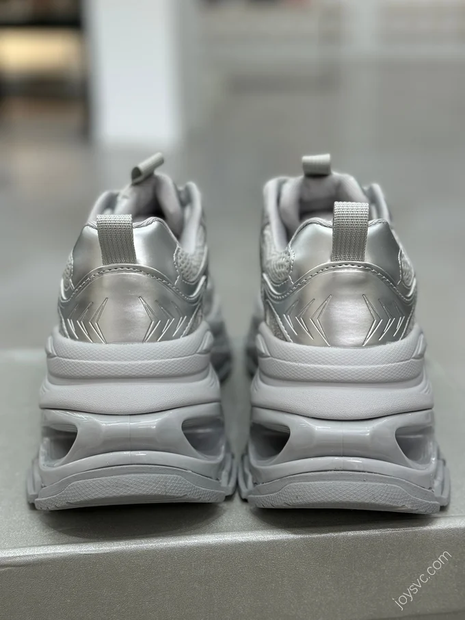 GG-CC Gen 3 Dad Shoes Silver 8cm Platform