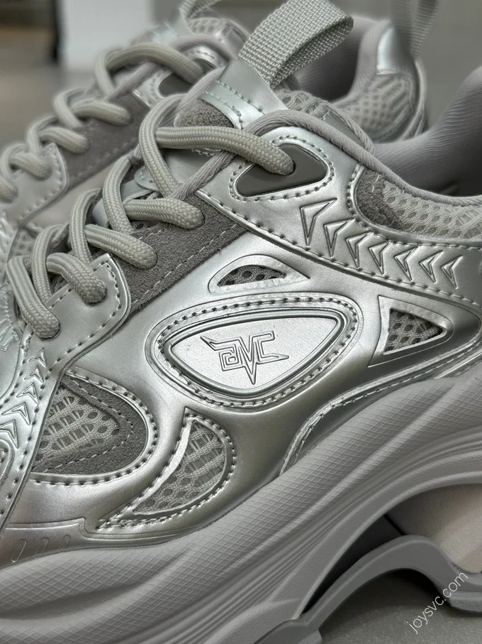 GG-CC Gen 3 Dad Shoes Silver 8cm Platform