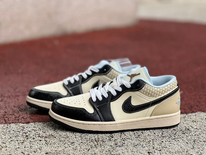 Air Jordan 1 Low Black Brown HQ3437-101