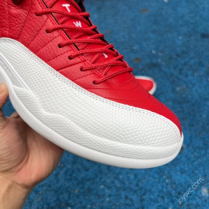 Air Jordan 12 White Red Sneakers 130690-600