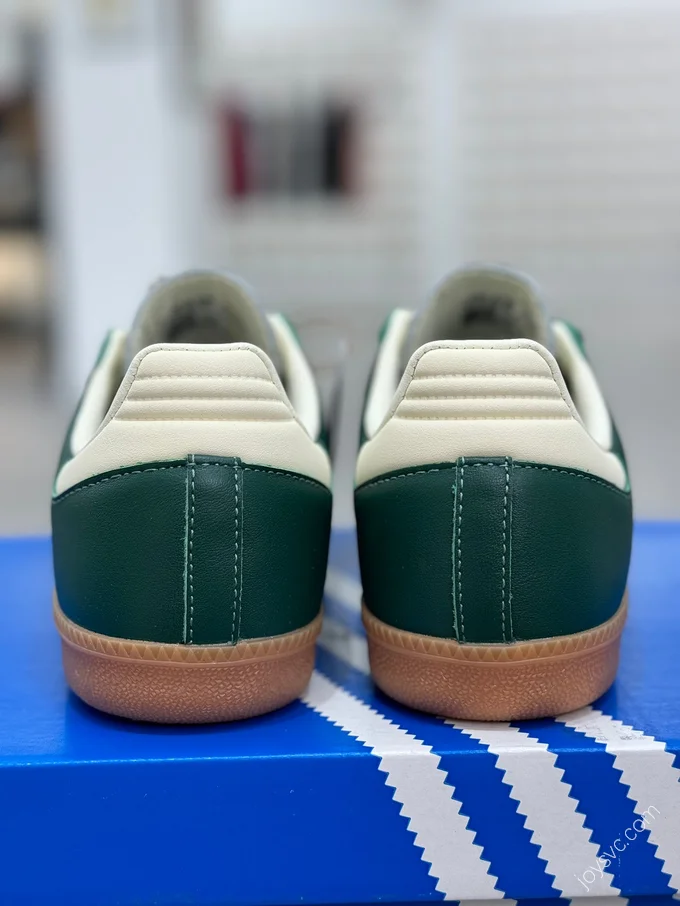 Adidas Originals Samba Green White T-Toe Shoes IE0872