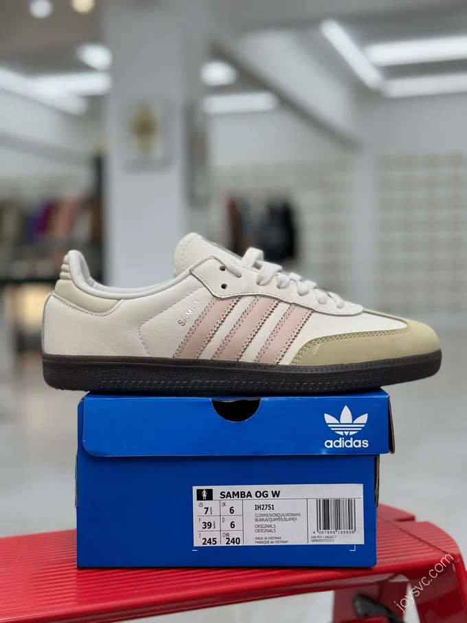 Adidas Originals Samba White Pink T-Toe Shoes IH2751