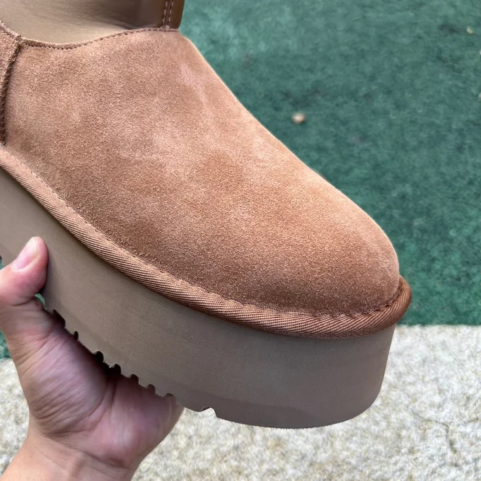 UGG Brown Platform Mid-Top