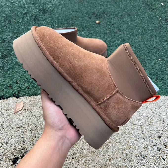 UGG Brown Platform Mid-Top