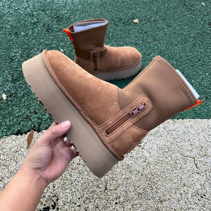 UGG Brown Platform High-Top