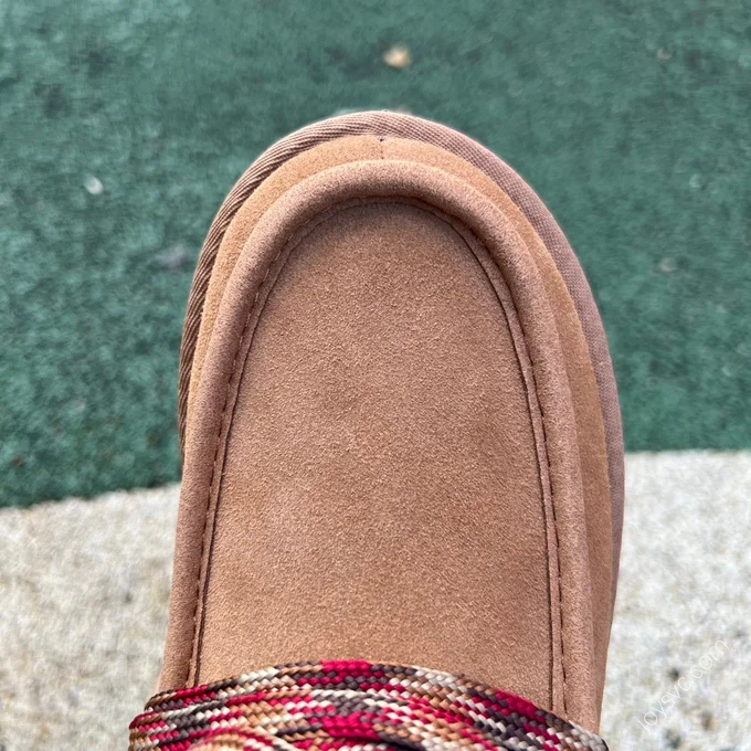 UGG Brown Platform Slides