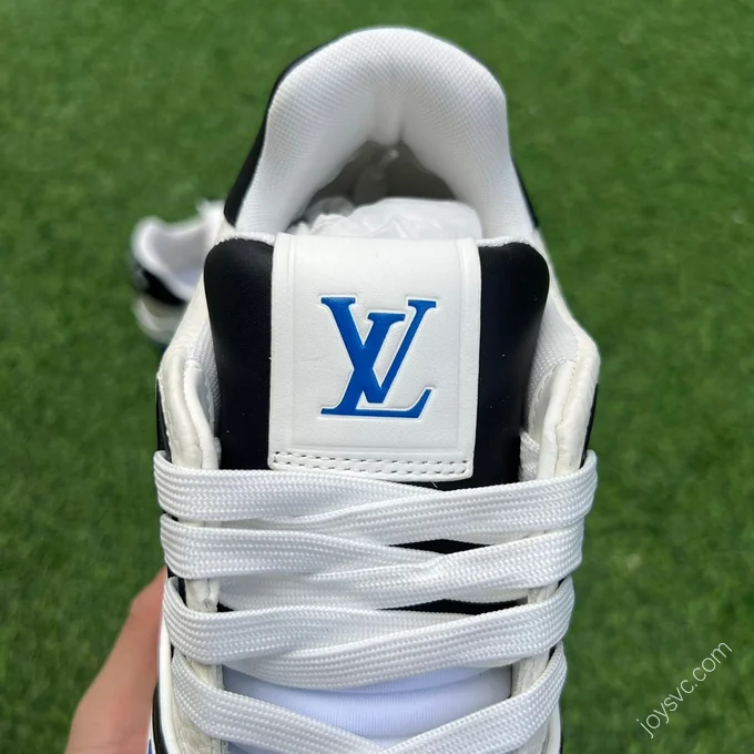 LOUIS VUITTON Trainer Black White Blue