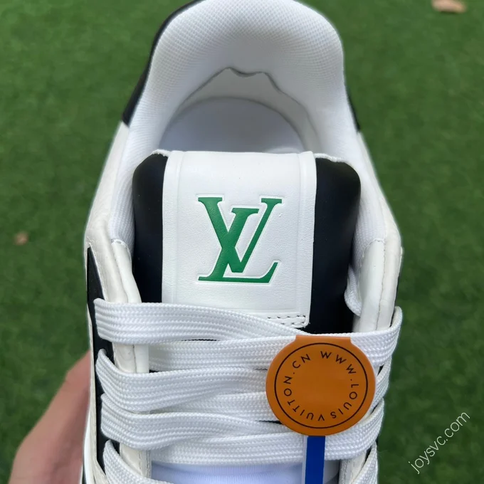 LOUIS VUITTON Trainer Black White Green