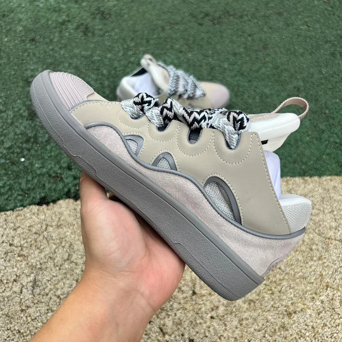 Lanvin Curb Sneakers Grey