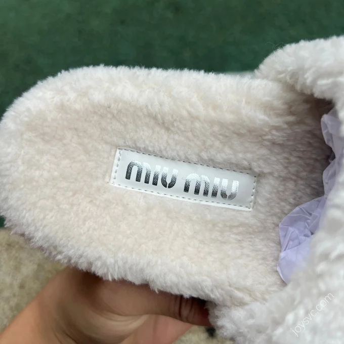 MIU MIU Fur Slides Various