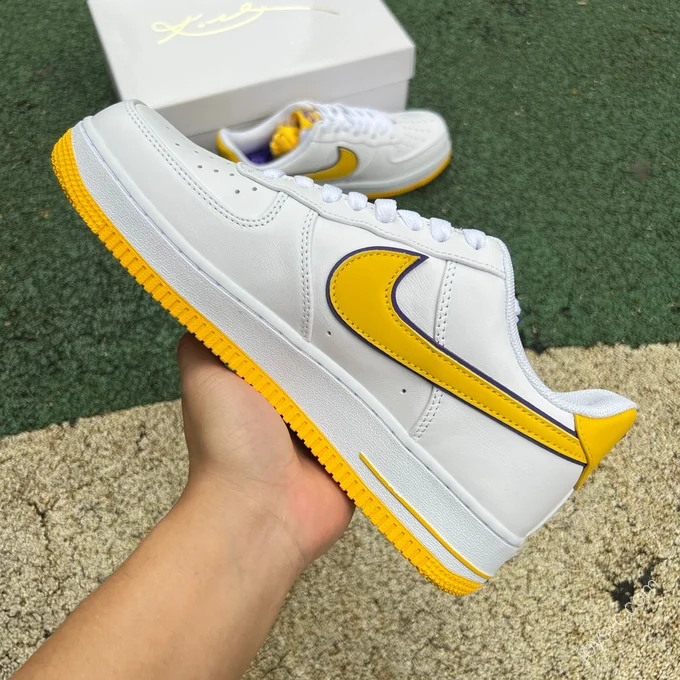 Nike Air Force 1 Yellow White