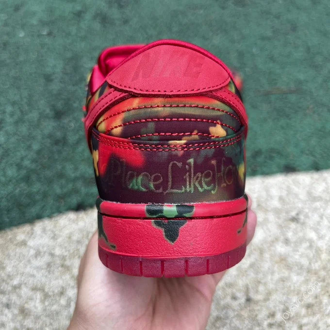 The Wizard of Oz x Nike SB Dunk Low Red Camo FZ1291-600