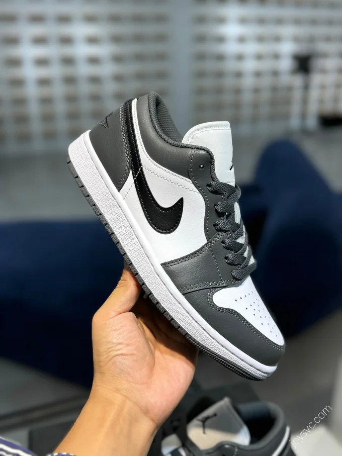 AJ1 Low Elephant Grey White 553558-152