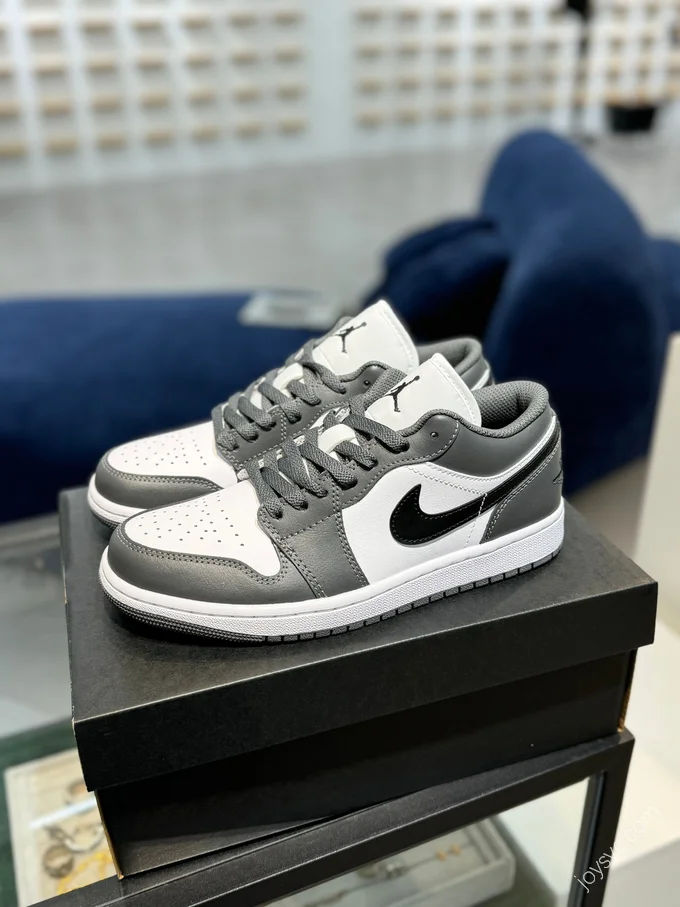 AJ1 Low Elephant Grey White 553558-152