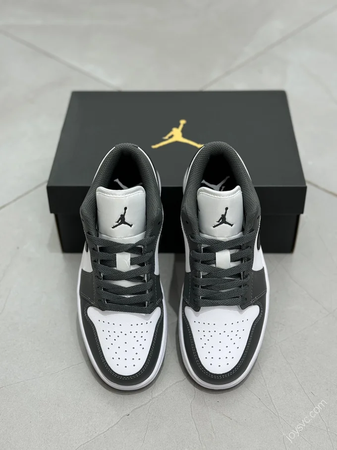 AJ1 Low Elephant Grey White 553558-152