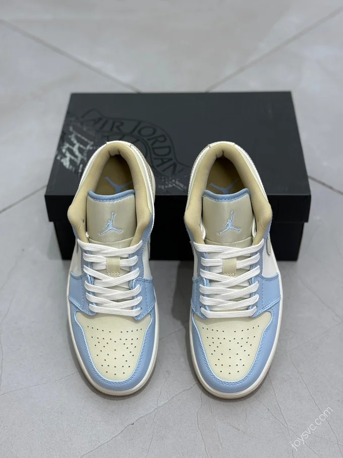 AJ1 Low White Blue Yellow HQ4186-111