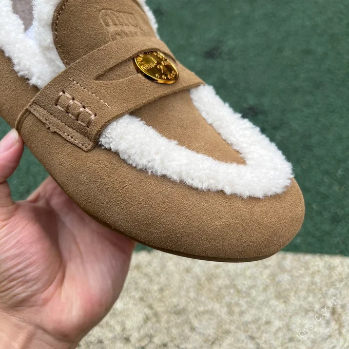 Miu Miu Slippers Brown