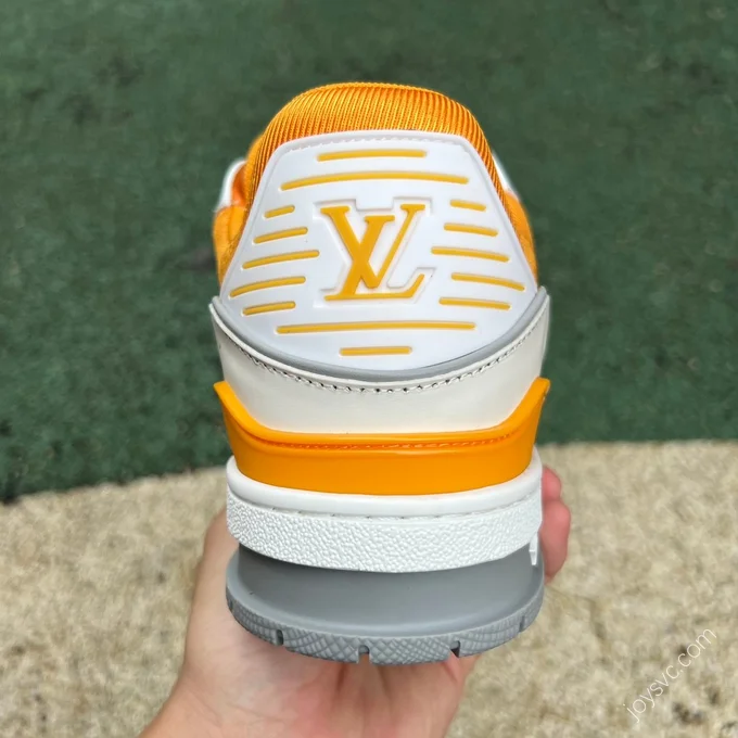 LOUIS VUITTON Trainer White Yellow Grey