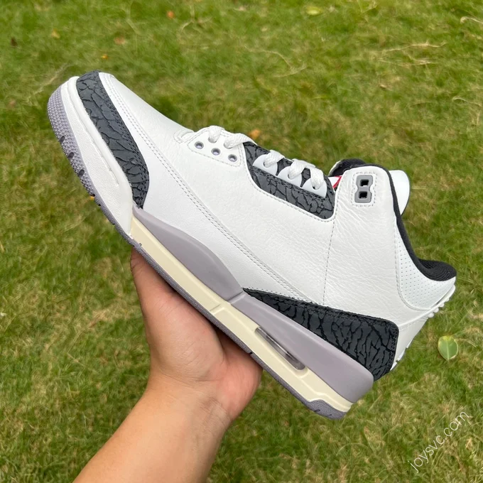 Air Jordan 3 White Grey Black CT8532-106