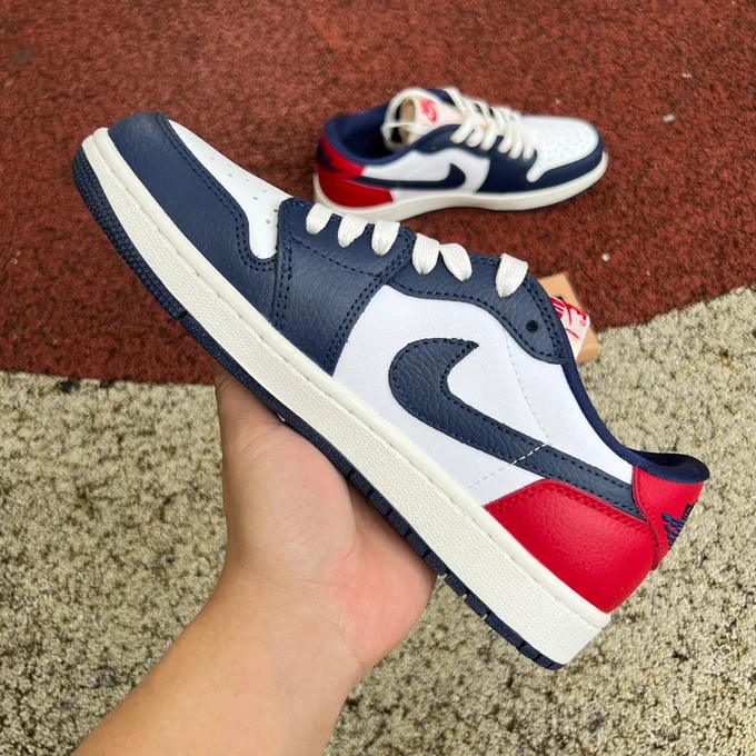 Air Jordan 1 Low OG PE White Blue Red HQ2993-100